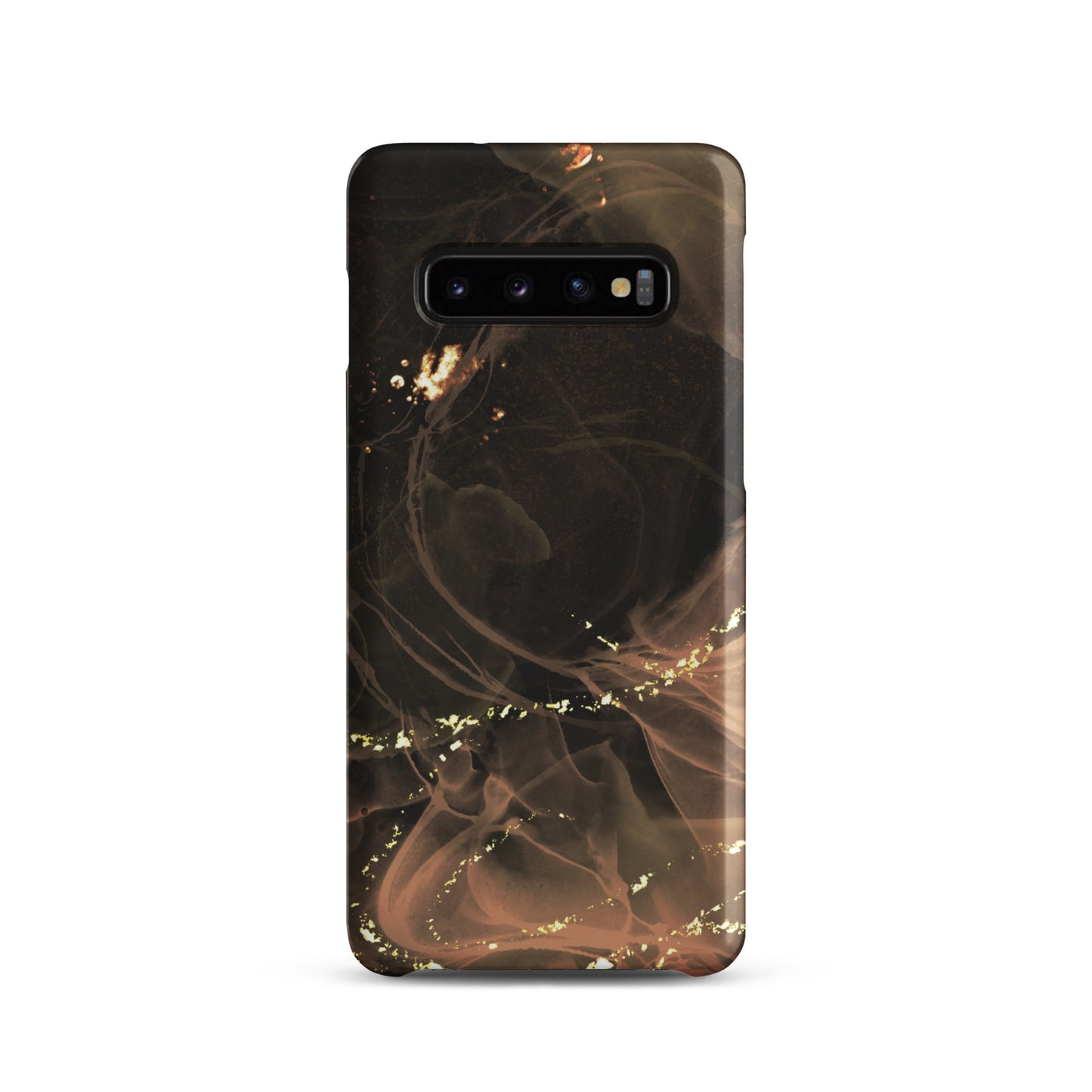 Gold Smoke Screen - Snap Case