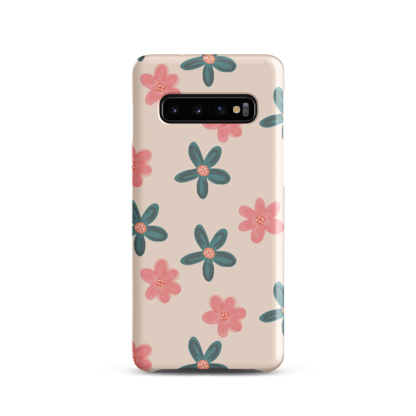 Red and Green Flowers - Snap Case