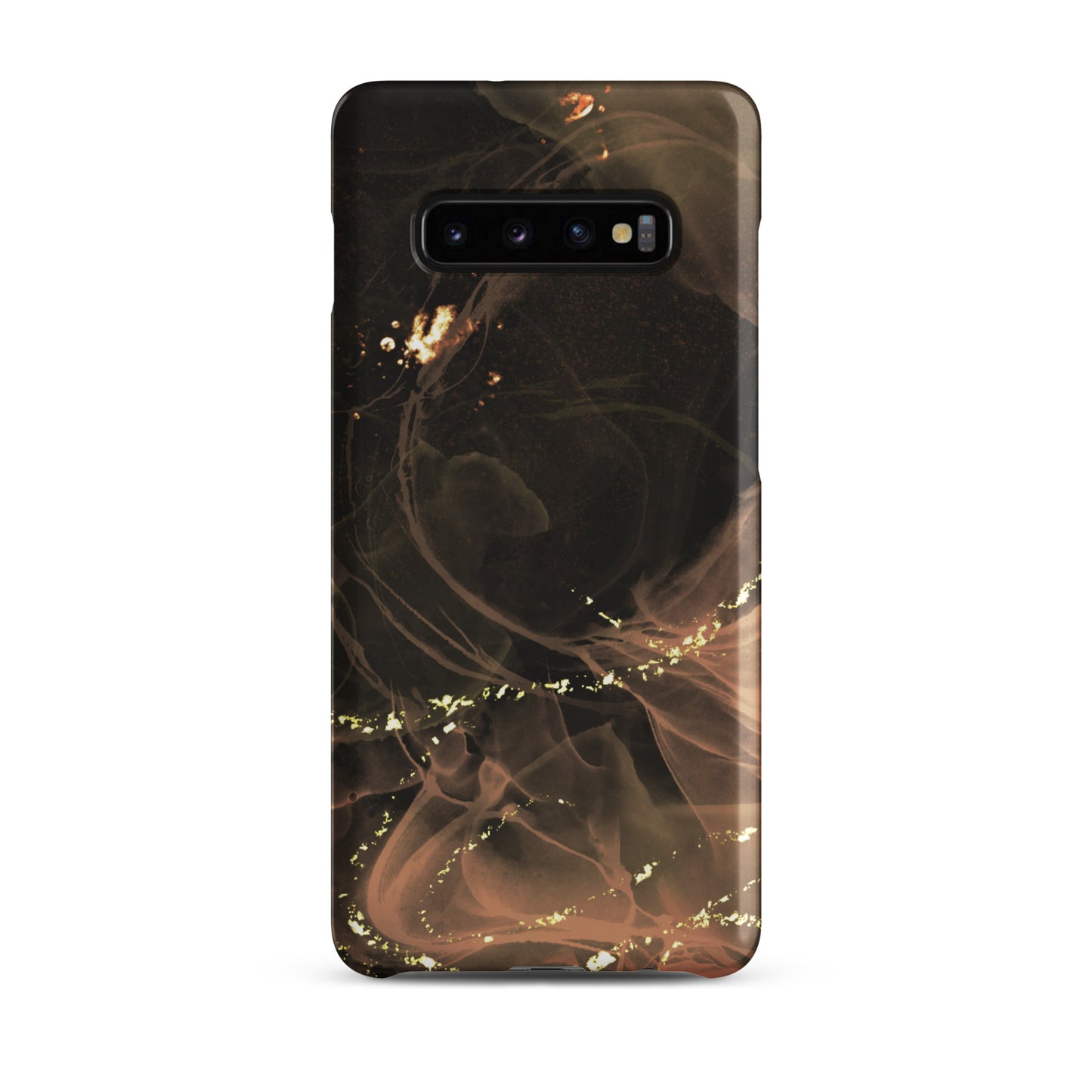 Gold Smoke Screen - Snap Case