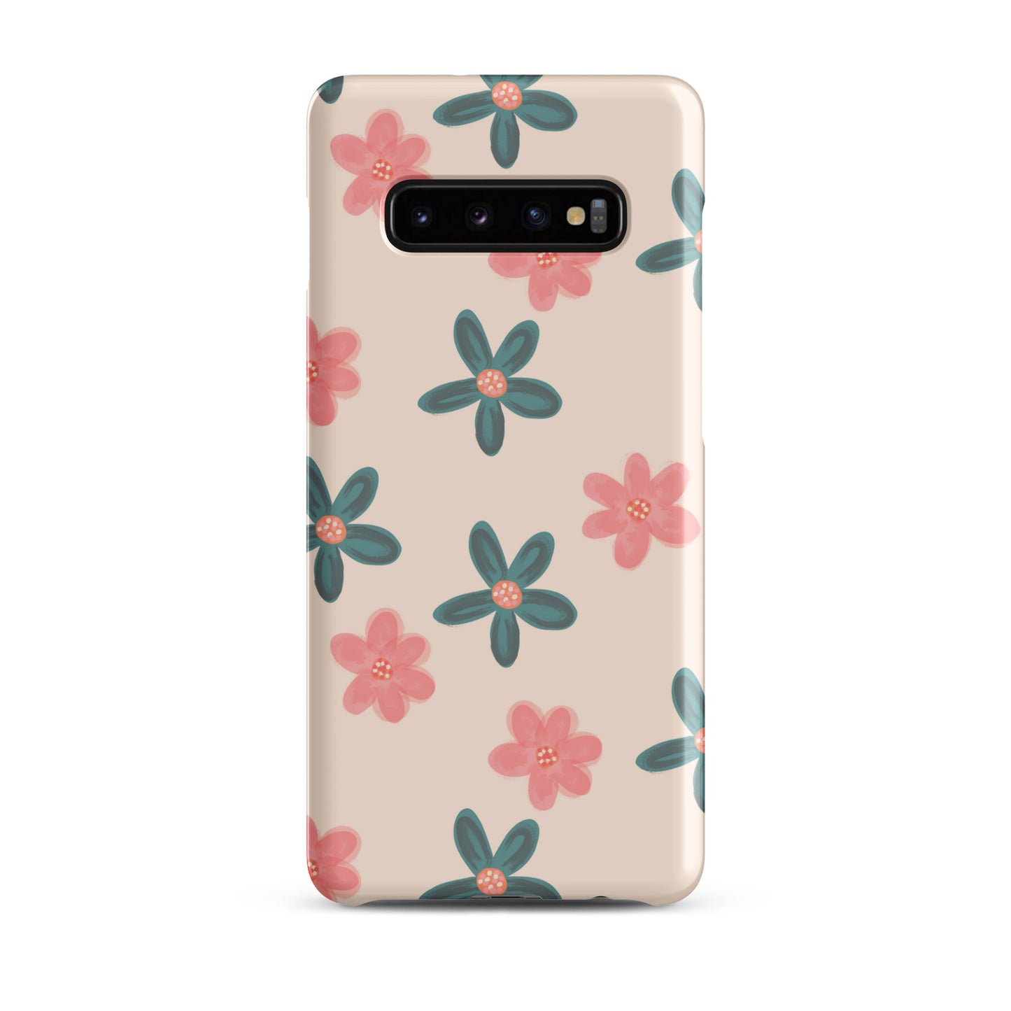 Red and Green Flowers - Snap Case