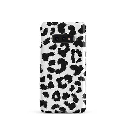 Black Leopard Print - Snap Case