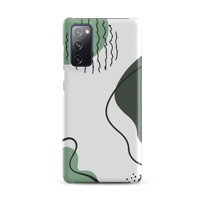 Green Abstract Shapes - Snap Case