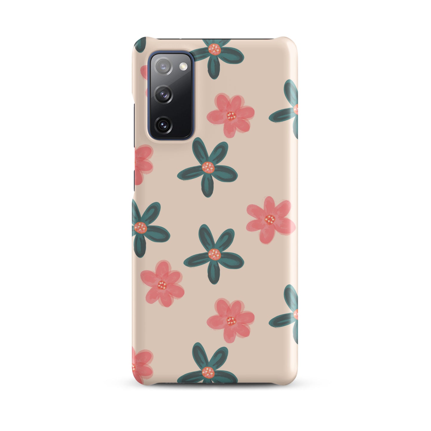 Red and Green Flowers - Snap Case