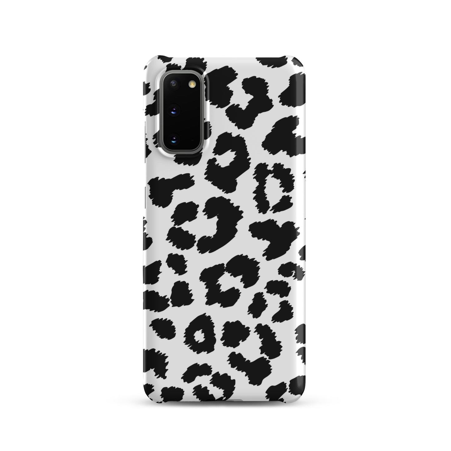 Black Leopard Print - Snap Case