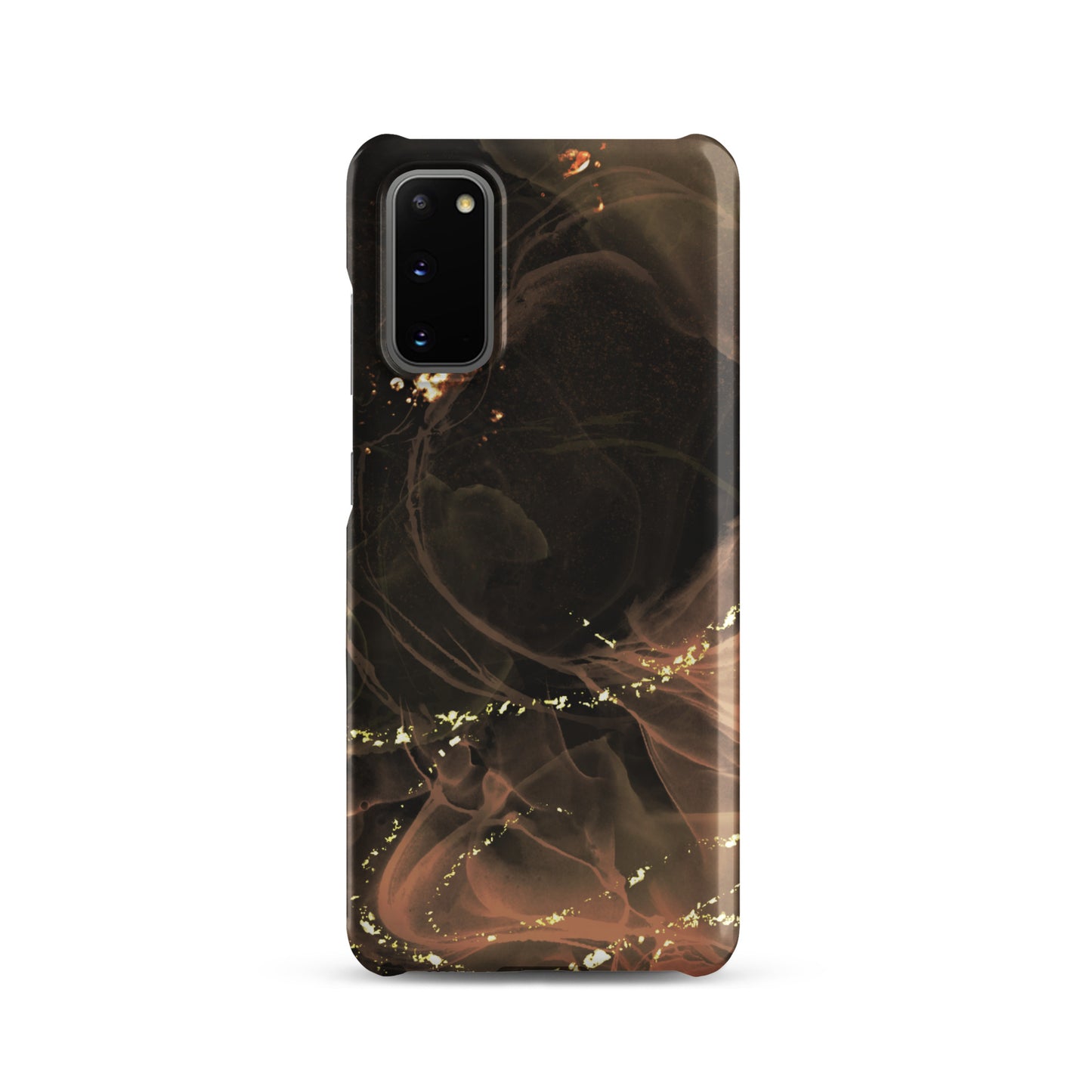 Gold Smoke Screen - Snap Case