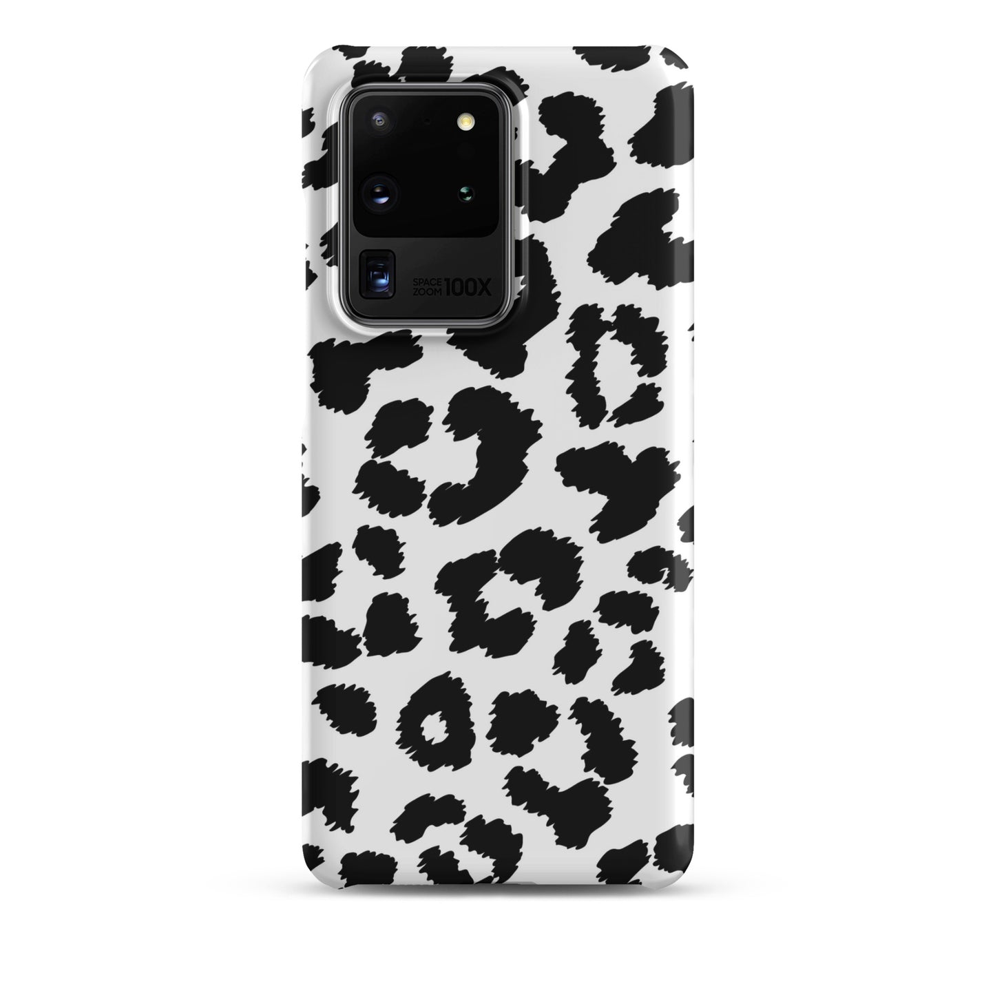 Black Leopard Print - Snap Case