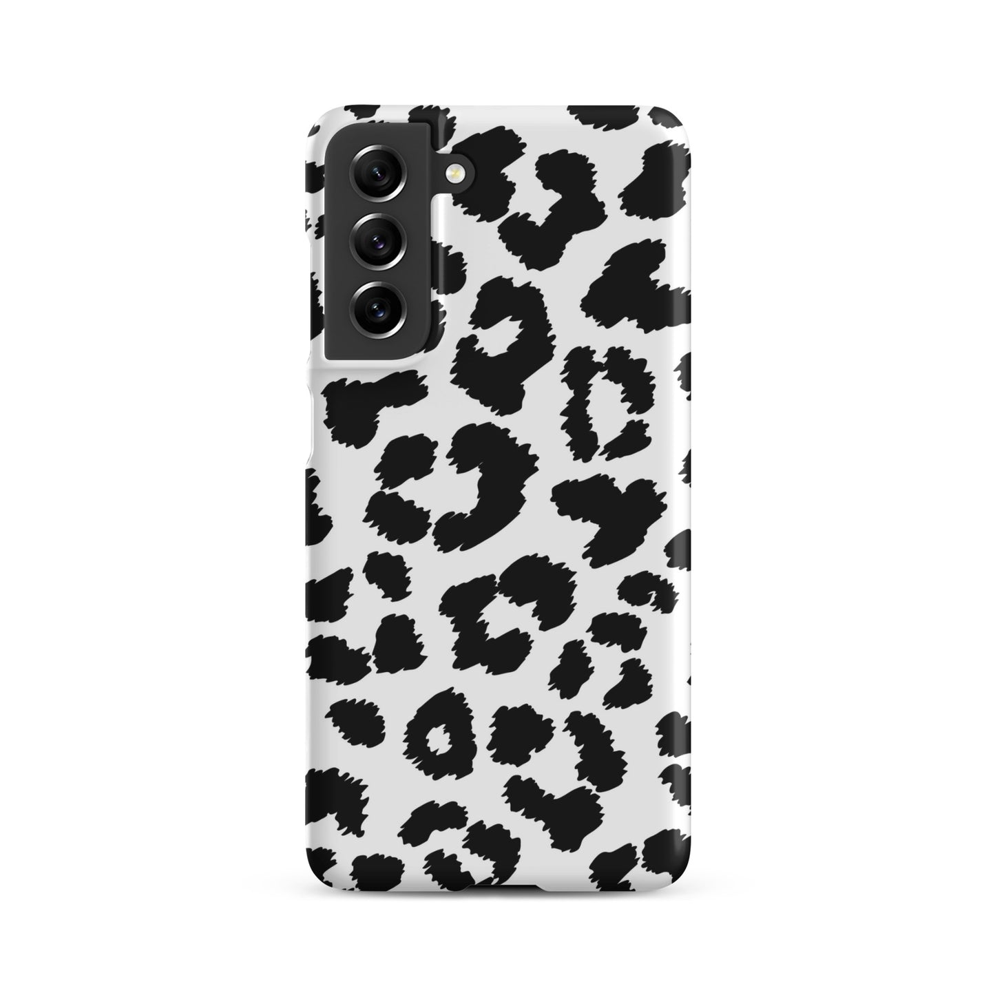 Black Leopard Print - Snap Case