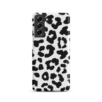 Black Leopard Print - Snap Case