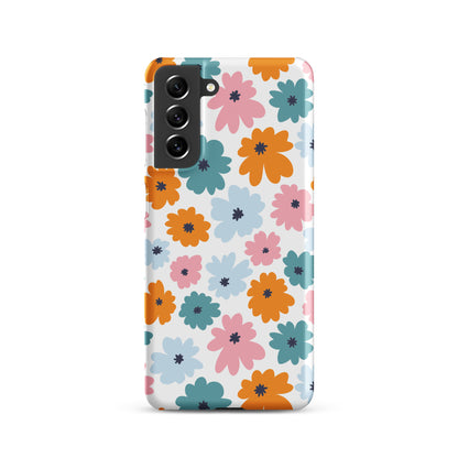 Multicoloured Flowers - Snap Case