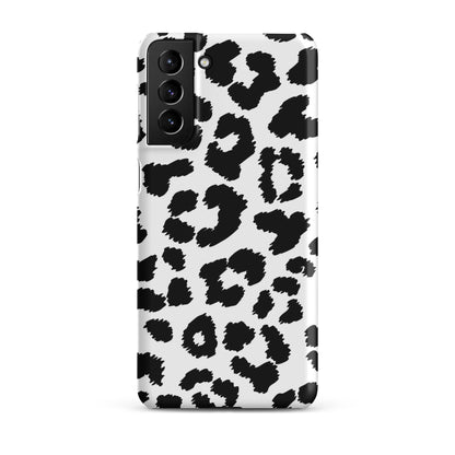 Black Leopard Print - Snap Case