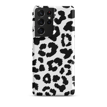 Black Leopard Print - Snap Case