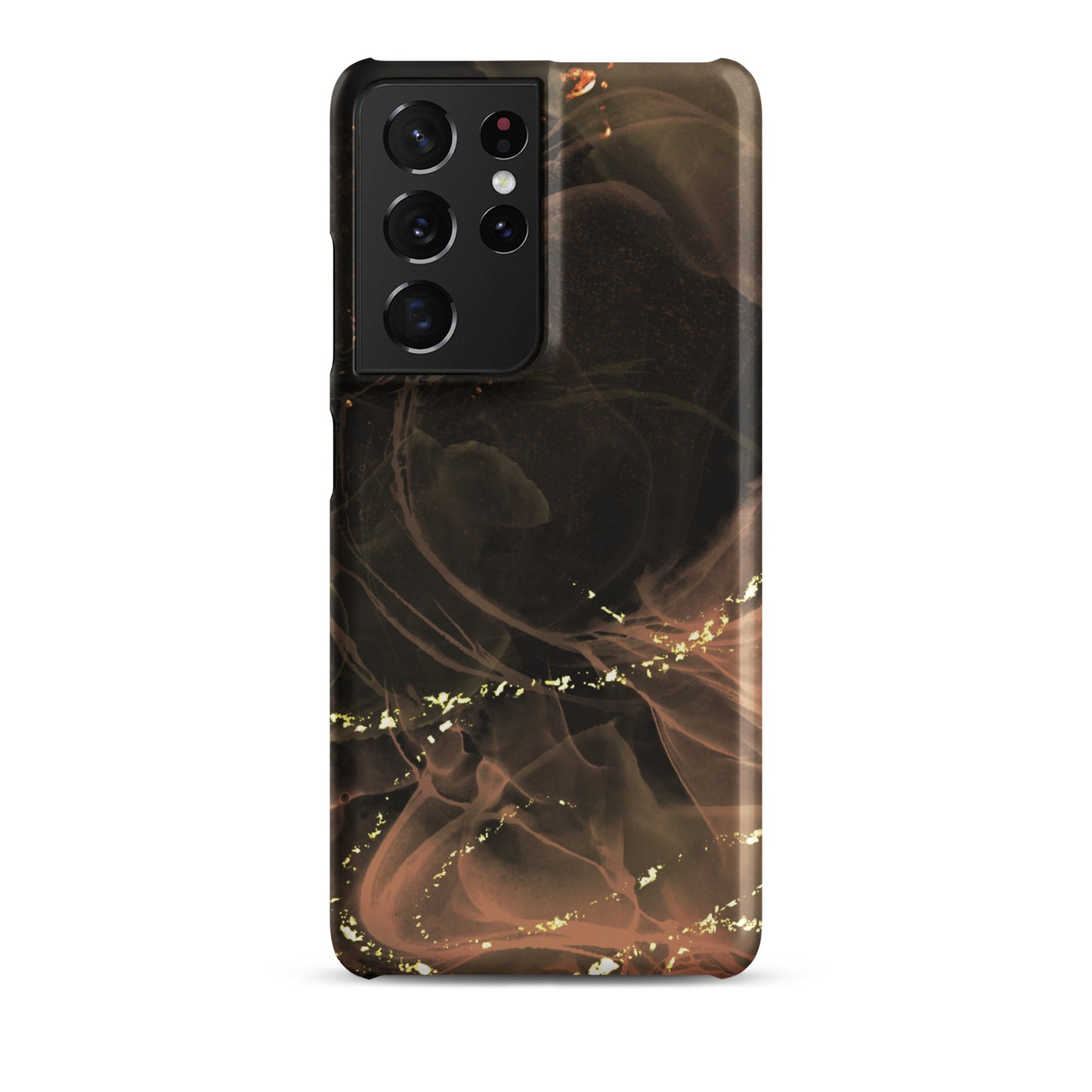 Gold Smoke Screen - Snap Case