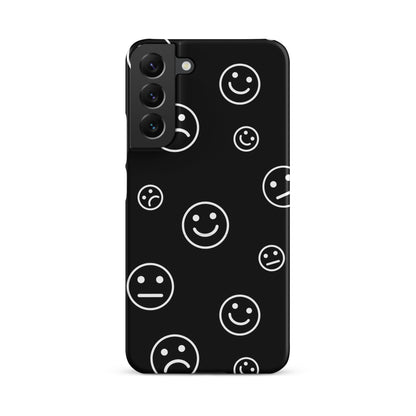 Black and White Faces - Snap Case