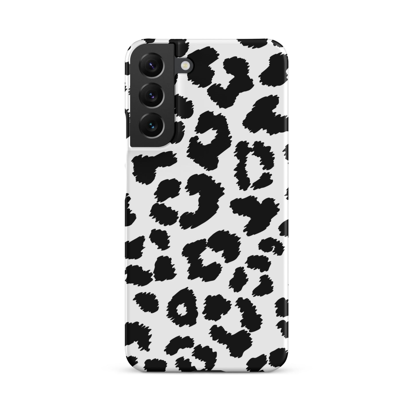 Black Leopard Print - Snap Case