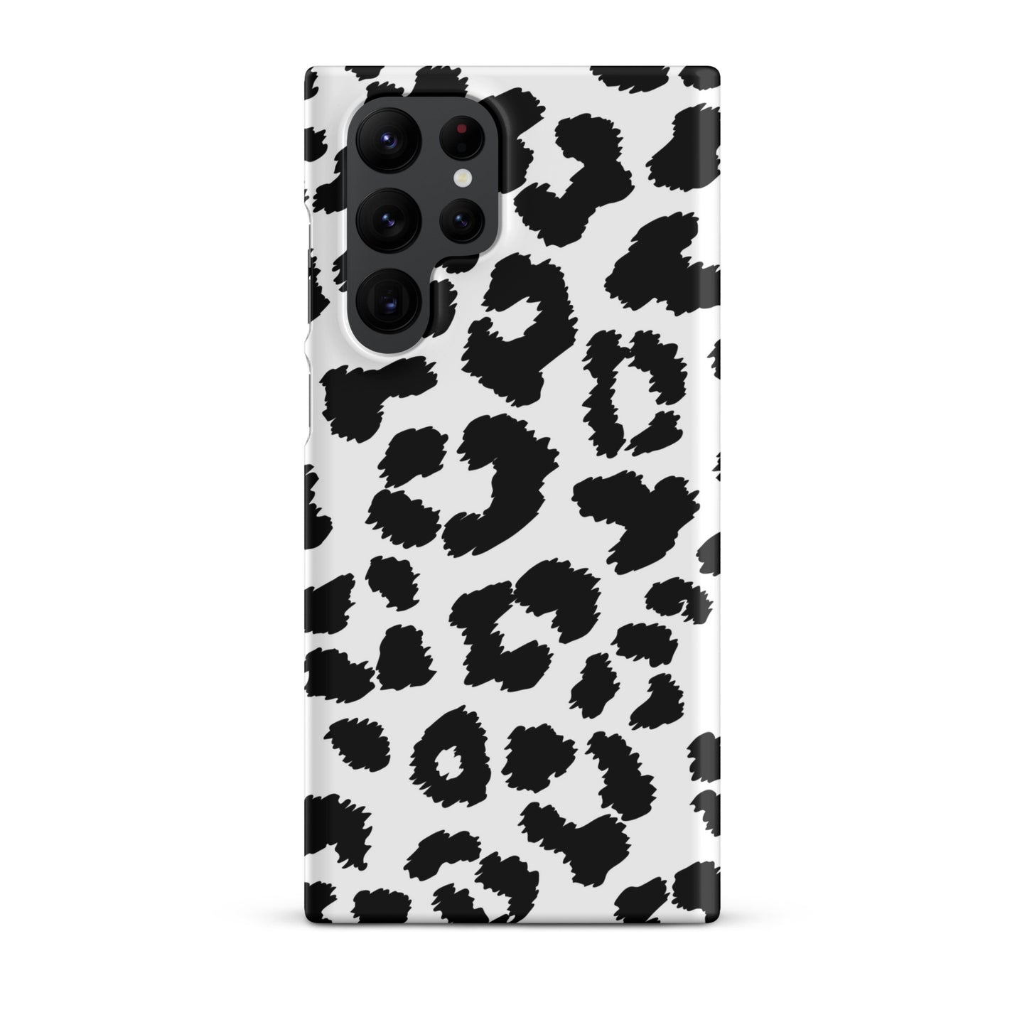 Black Leopard Print - Snap Case