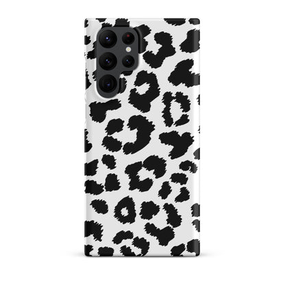 Black Leopard Print - Snap Case