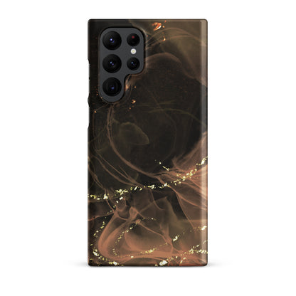 Gold Smoke Screen - Snap Case