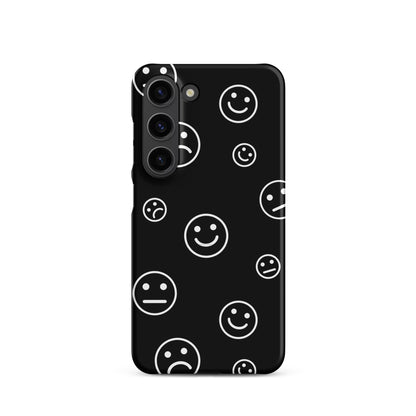 Black and White Faces - Snap Case