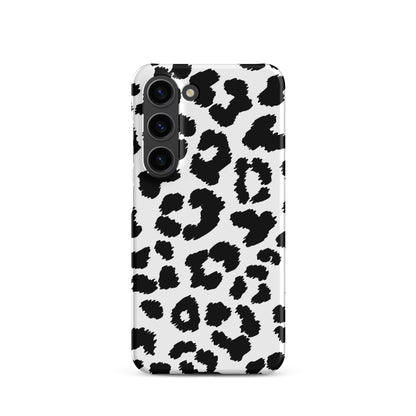 Black Leopard Print - Snap Case