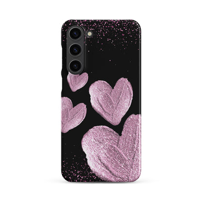Pink Hearts - Snap Case