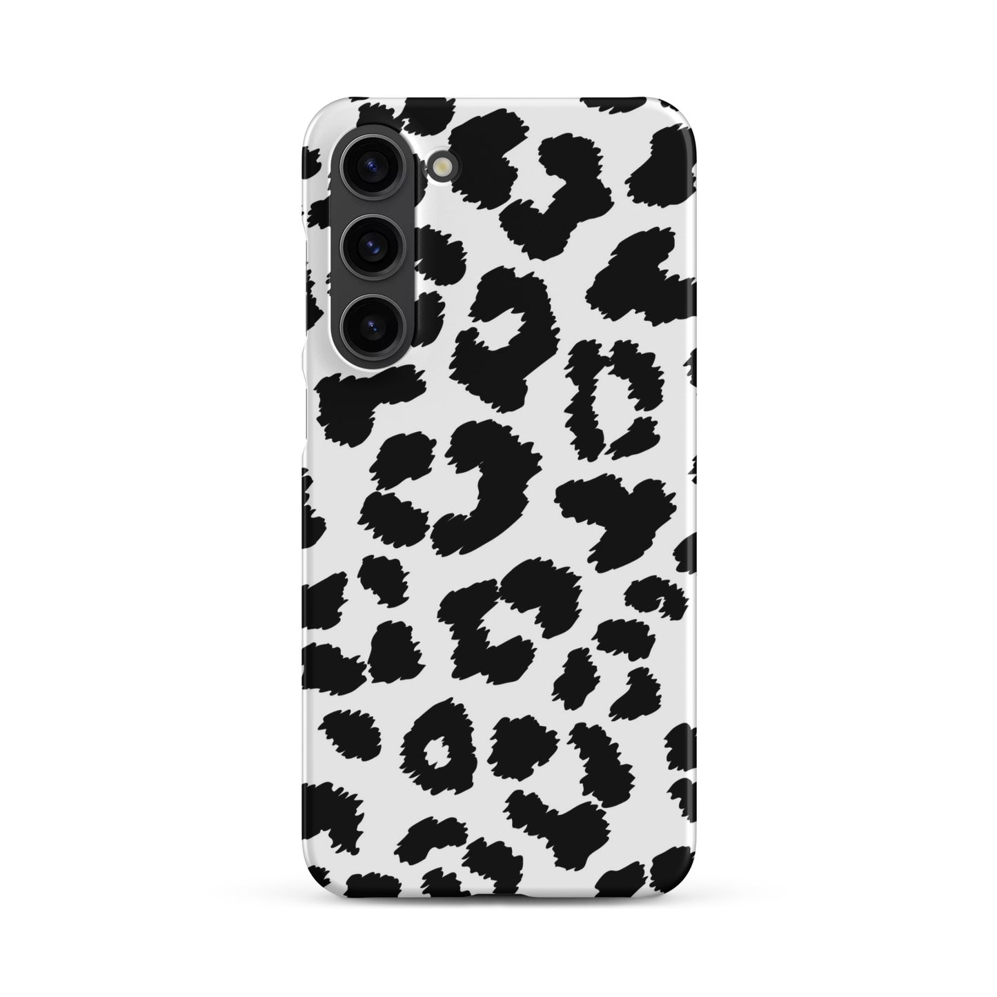 Black Leopard Print - Snap Case