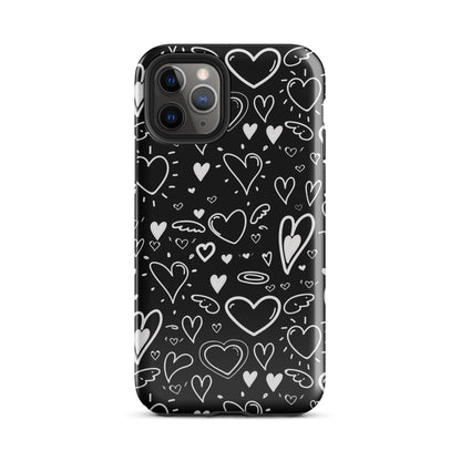 Black and White Hearts - Tough Case