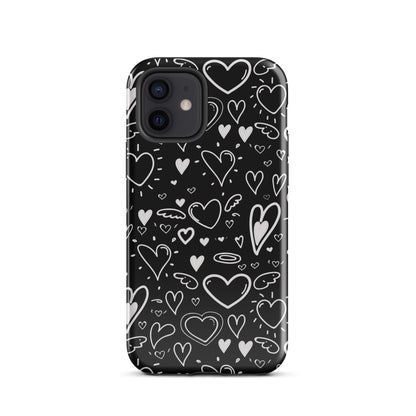Black and White Hearts - Tough Case