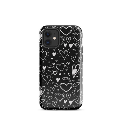 Black and White Hearts - Tough Case