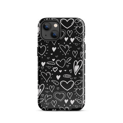 Black and White Hearts - Tough Case