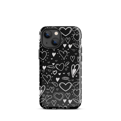 Black and White Hearts - Tough Case