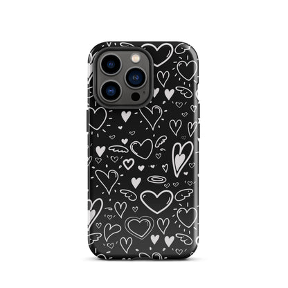 Black and White Hearts - Tough Case