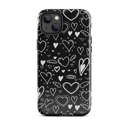 Black and White Hearts - Tough Case