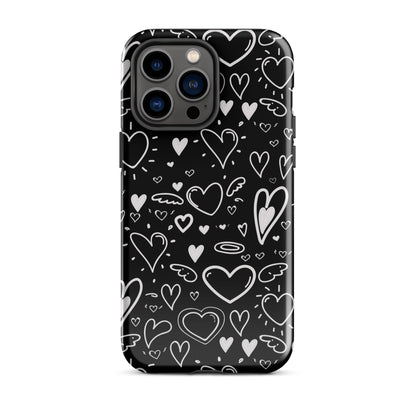 Black and White Hearts - Tough Case