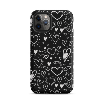Black and White Hearts - Tough Case