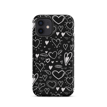 Black and White Hearts - Tough Case