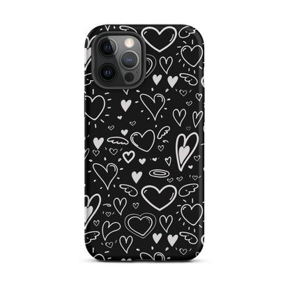Black and White Hearts - Tough Case