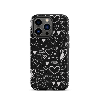 Black and White Hearts - Tough Case