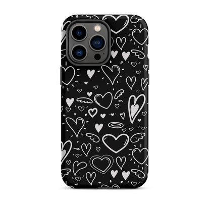 Black and White Hearts - Tough Case