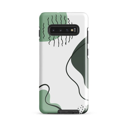 Green Abstract Shapes - Tough Case