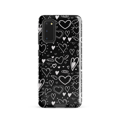 Black and White Hearts - Tough Case