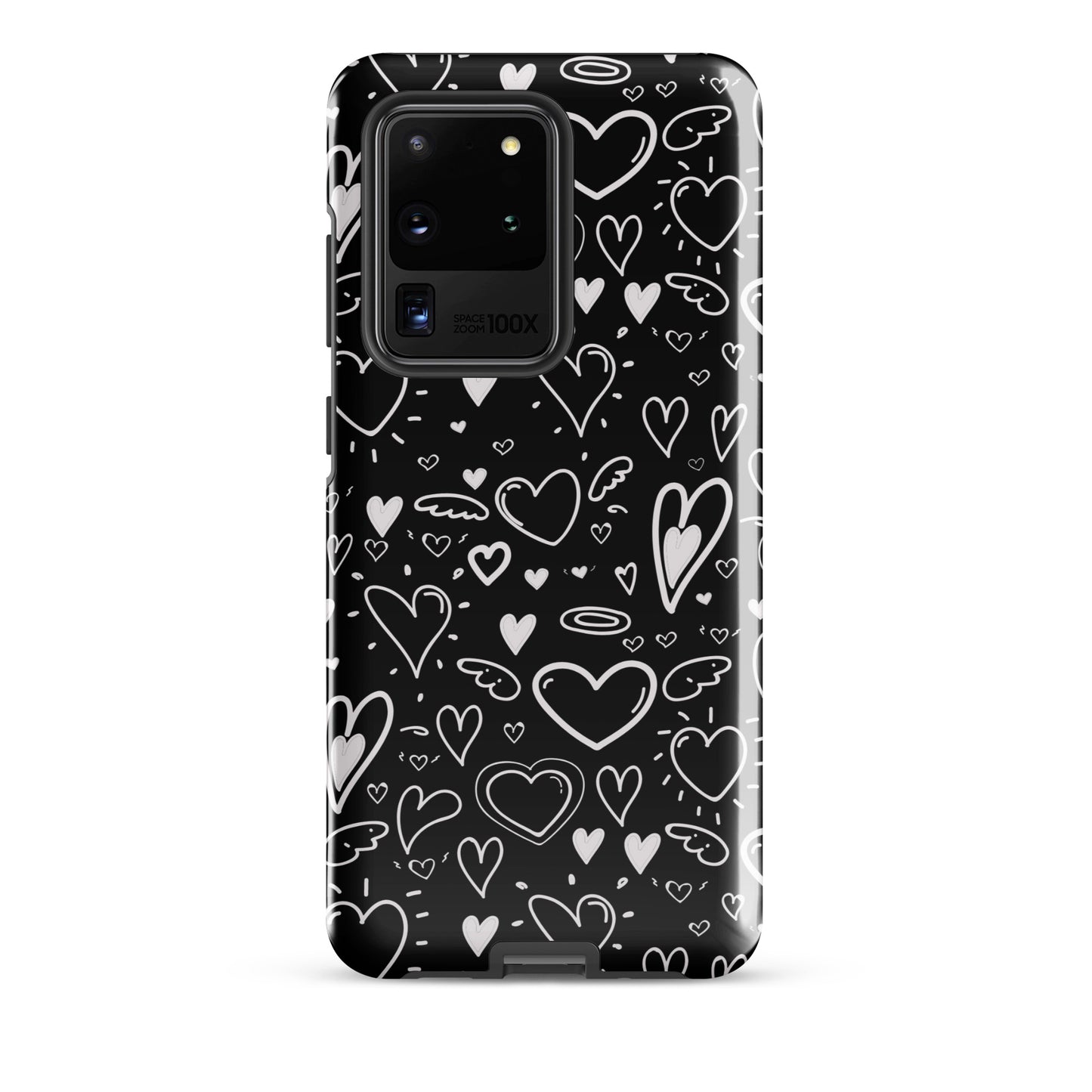 Black and White Hearts - Tough Case