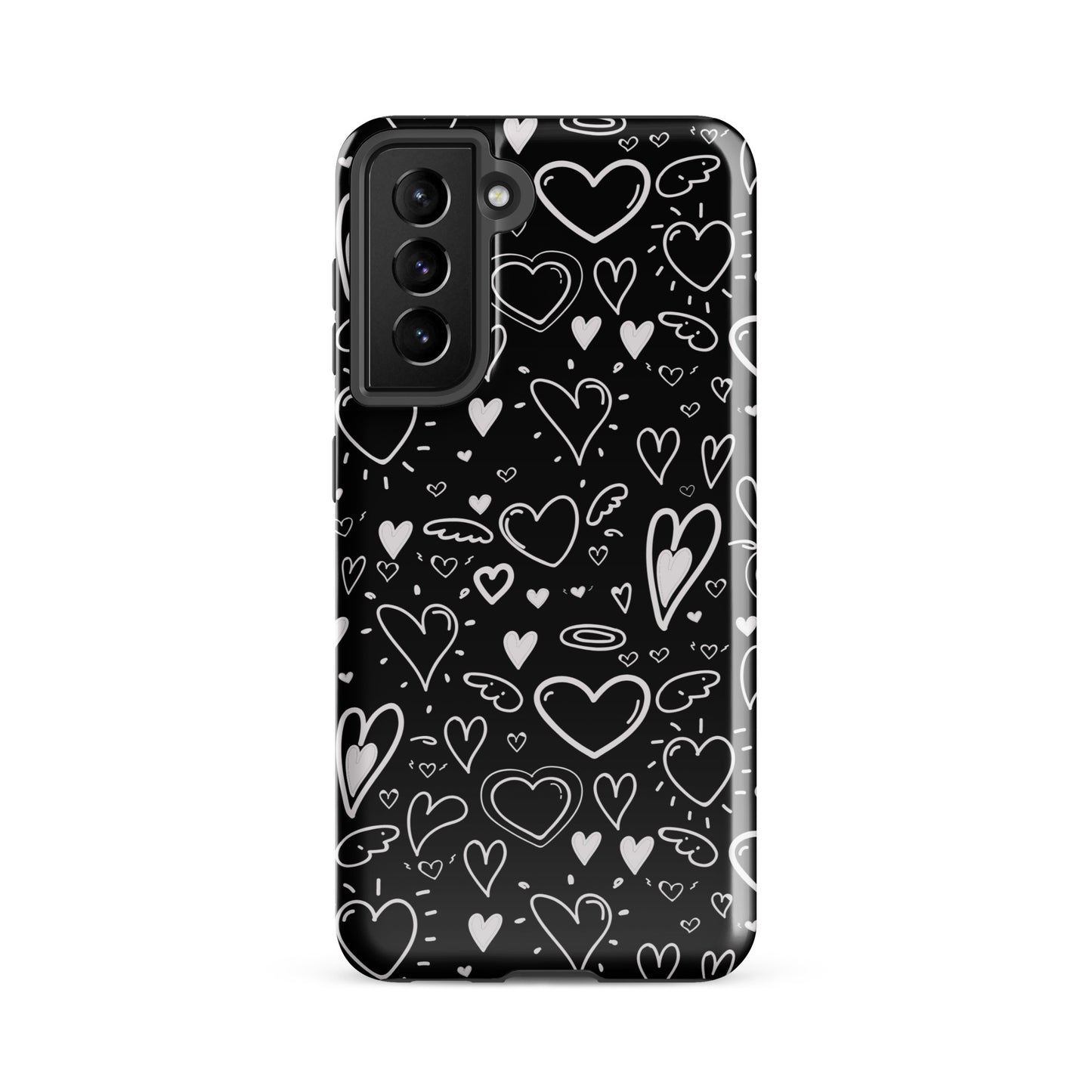 Black and White Hearts - Tough Case