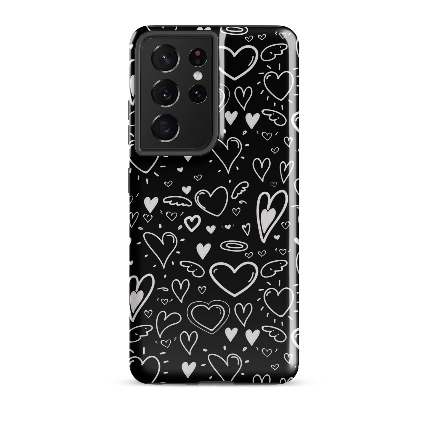 Black and White Hearts - Tough Case