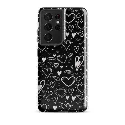 Black and White Hearts - Tough Case