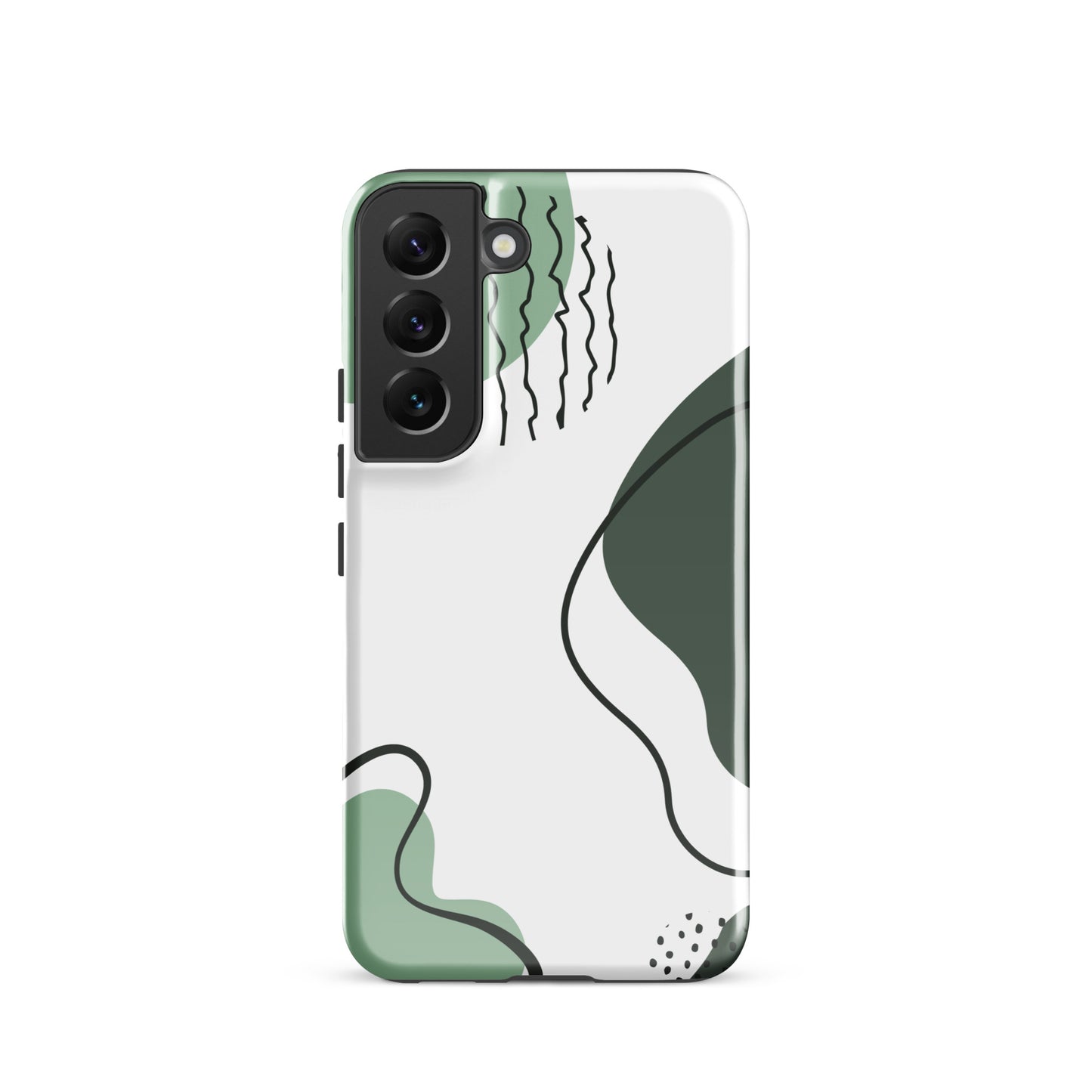 Green Abstract Shapes - Tough Case