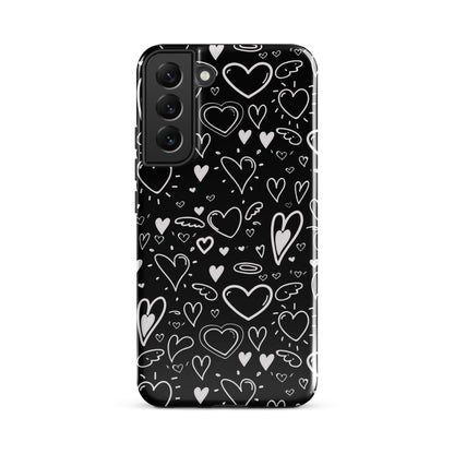 Black and White Hearts - Tough Case