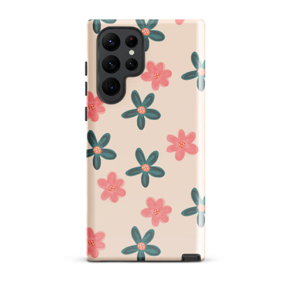 Red and Green Flowers - Tough Case
