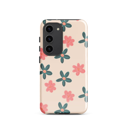Red and Green Flowers - Tough Case