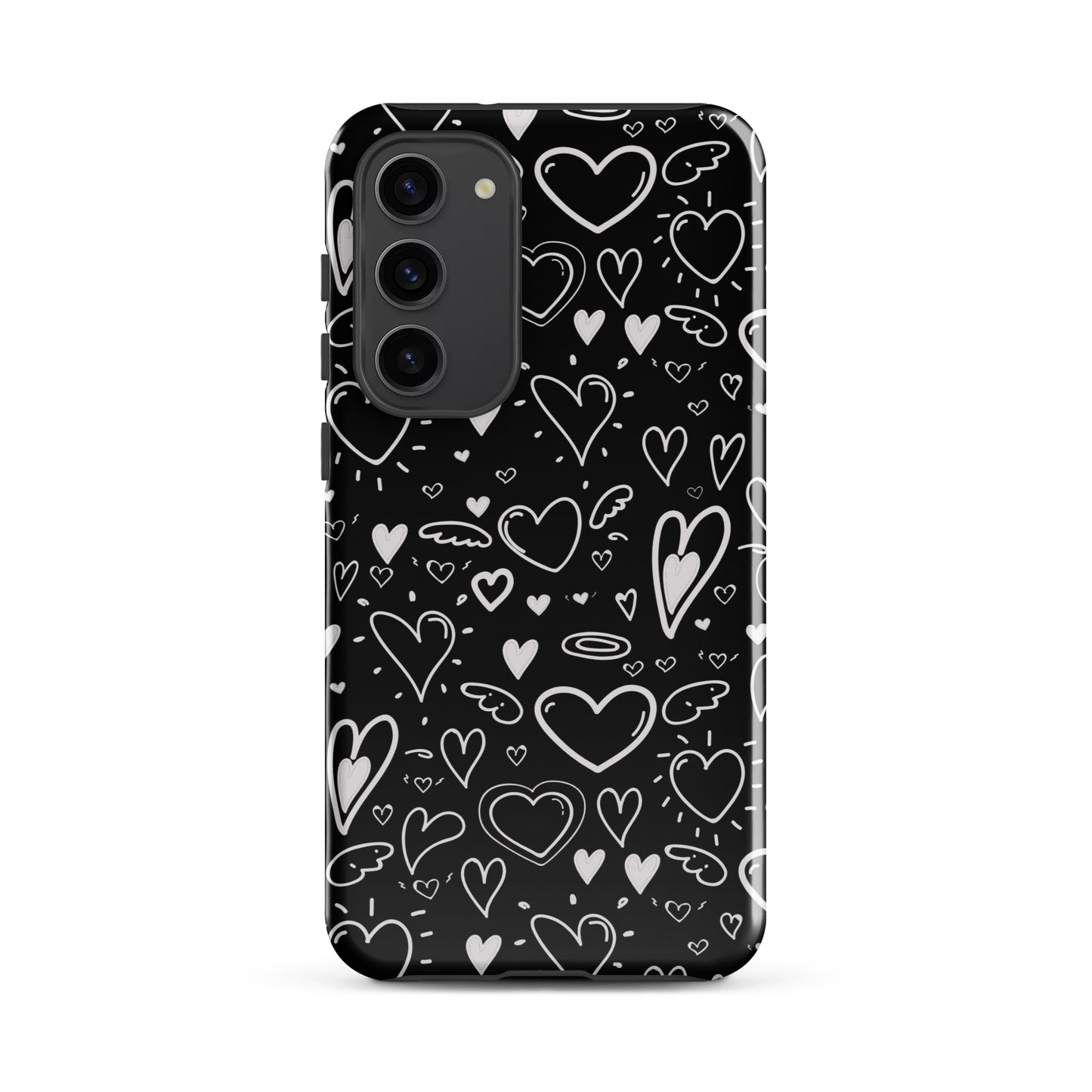 Black and White Hearts - Tough Case