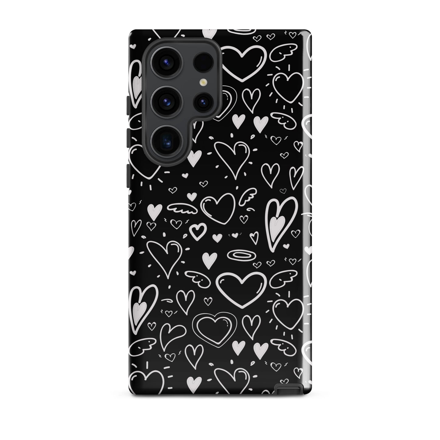 Black and White Hearts - Tough Case